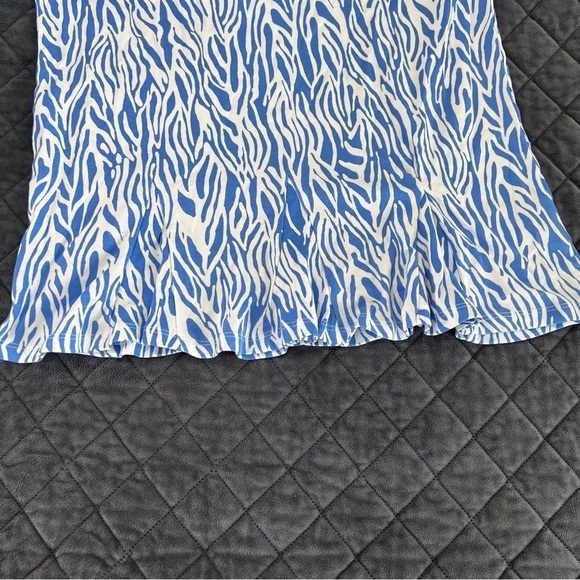Diane Von Furstenberg X Target Skirt Women Large Midi Knit A Line Sea Twig B9 - Picture 9 of 9